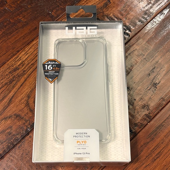 Ag Adriano Goldschmied Plyo Series Transparent Case for iPhone 13 Pro - Picture 1 of 1